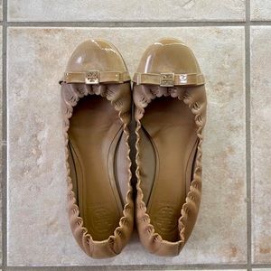 Tory Burch brown flats